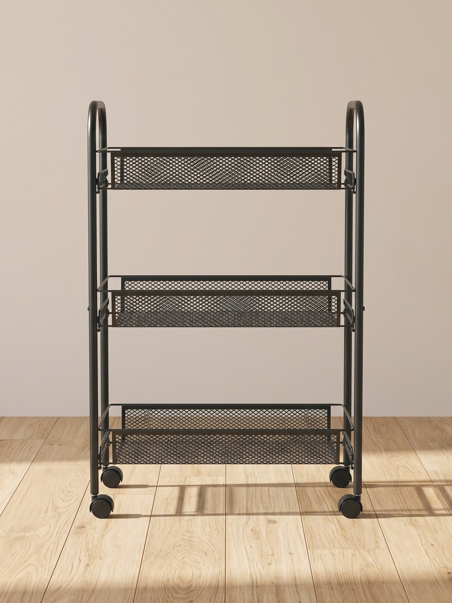Aero 3-Tier Kitchen Trolley - 44x26x63 cm
