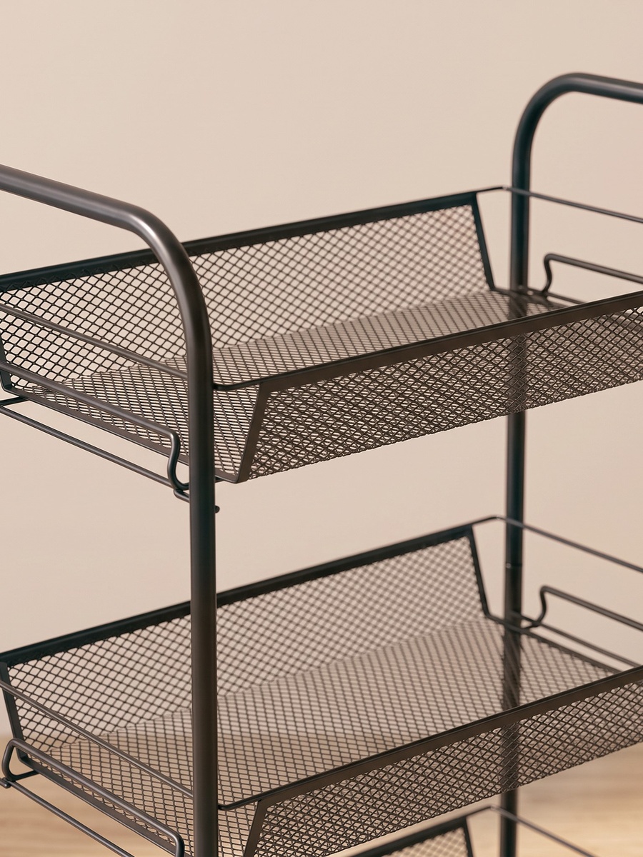 Aero 3-Tier Kitchen Trolley - 44x26x63 cm