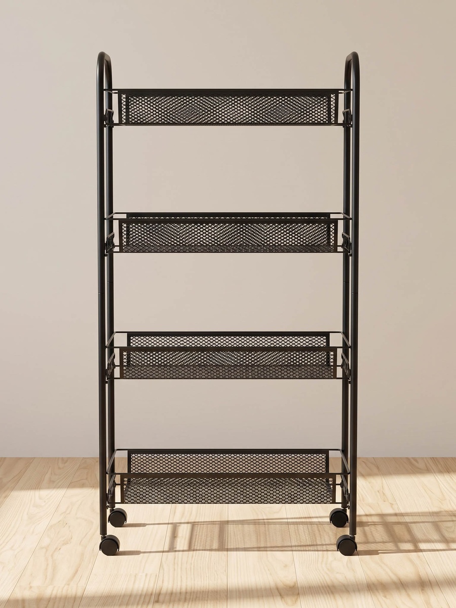 Covara 4-Tier Kitchen Trolley - 44x26x83 cm