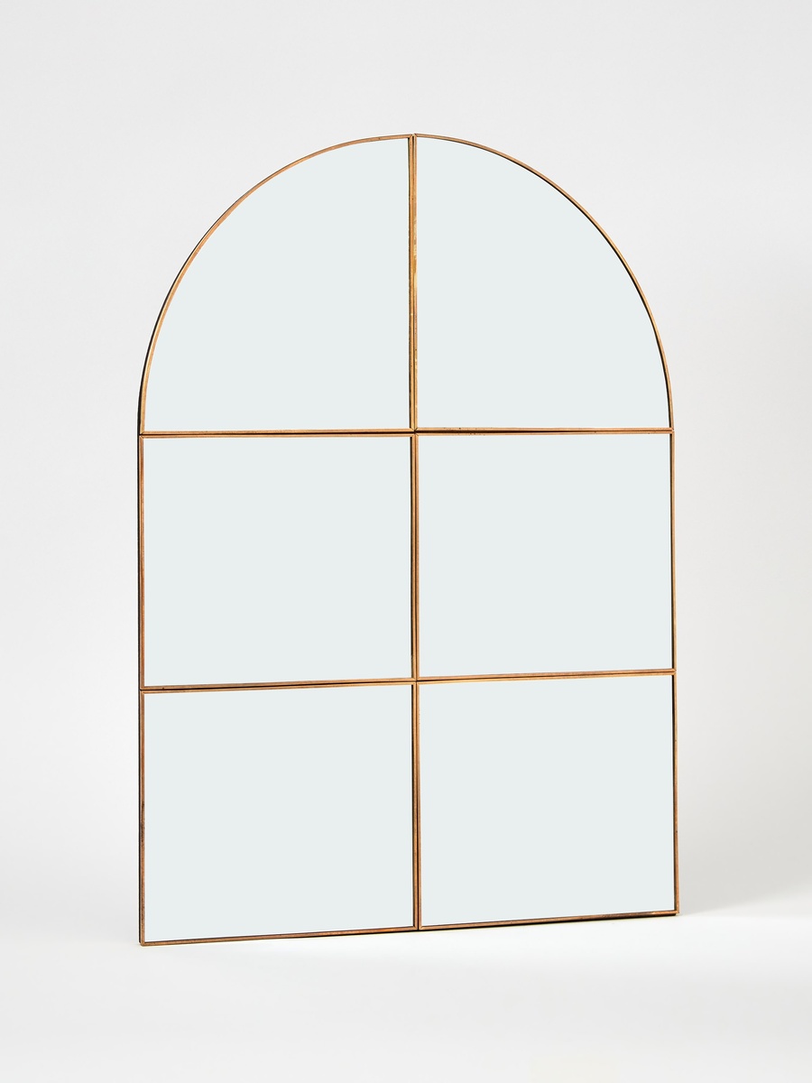 مرآة نافذة معدنية عصرية، 39x1x55 سم