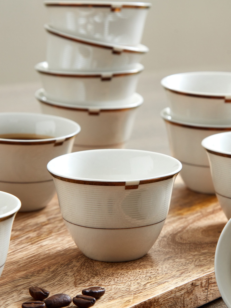Gold Rib Cava Cup - Set of 12