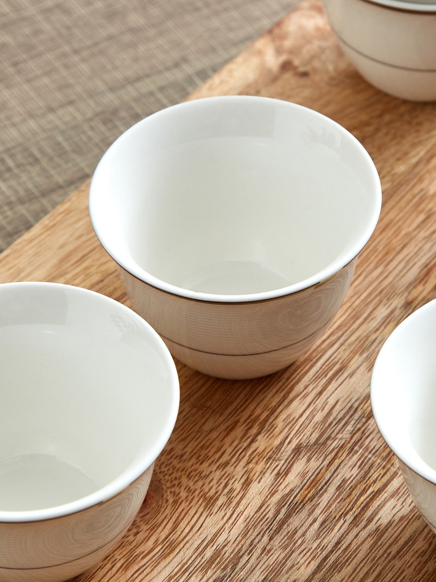 Gold Rib Cava Cup - Set of 12