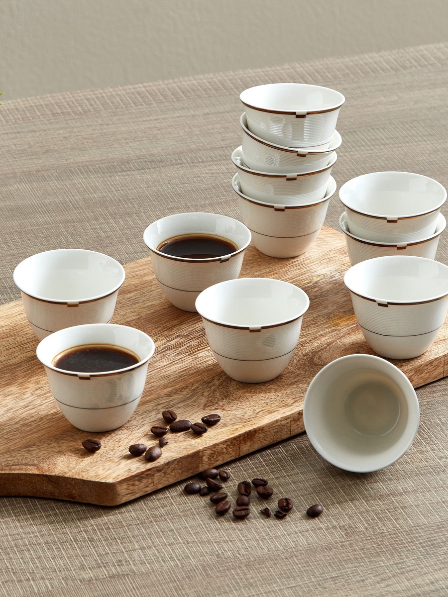 Gold Rib Cava Cup - Set of 12
