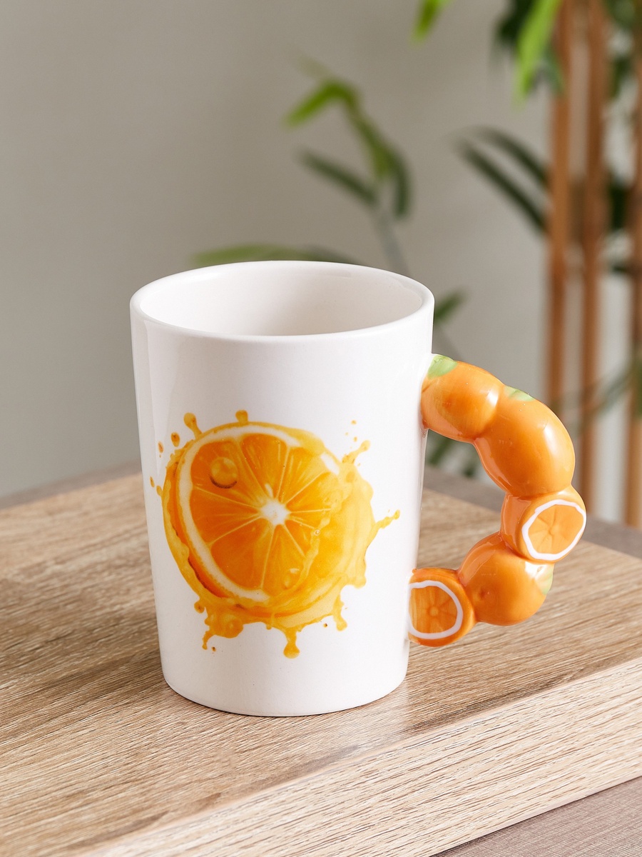 Cypher Orange Power Ceramic Mug - 400 ml