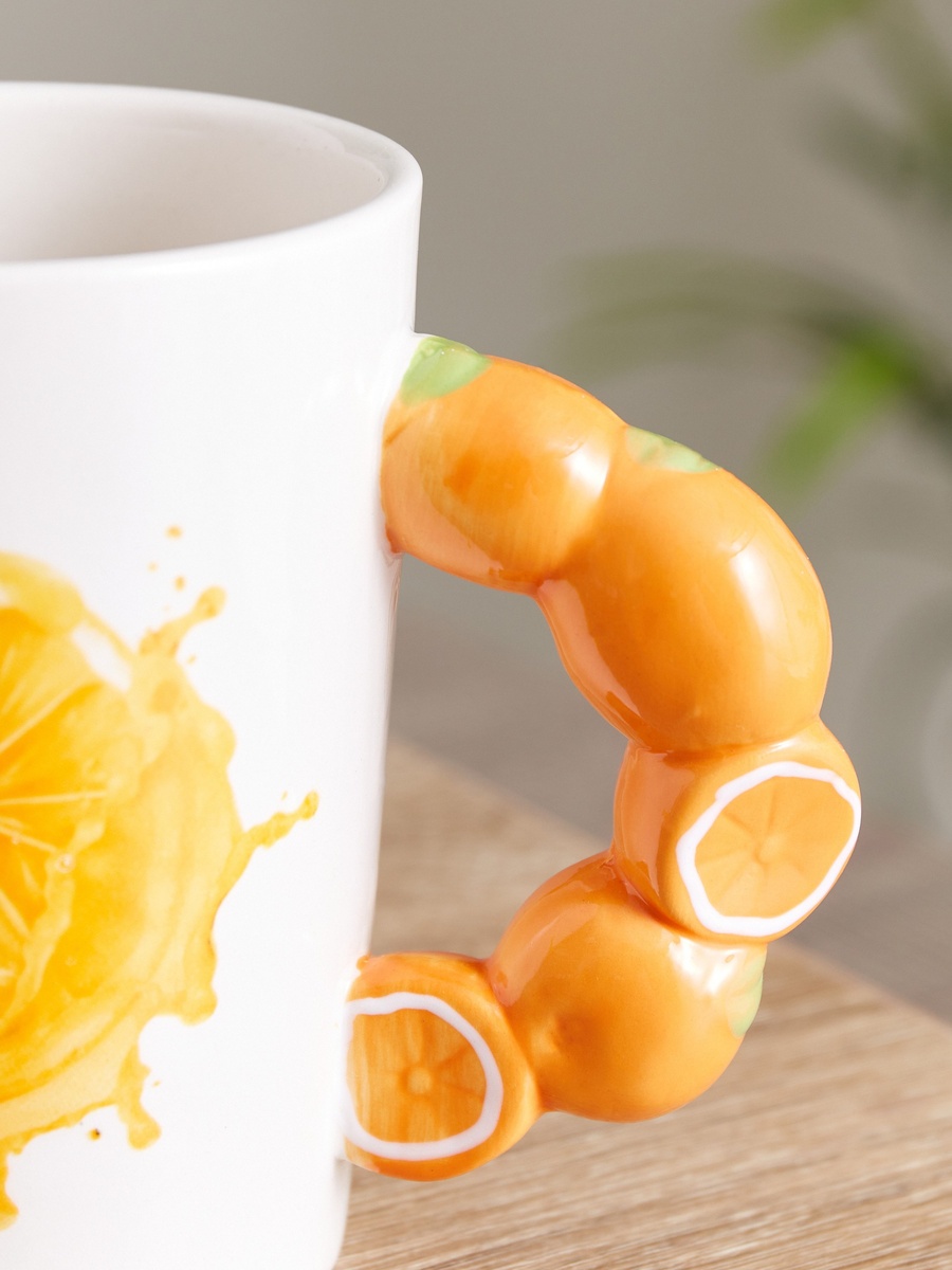 Cypher Orange Power Ceramic Mug - 400 ml