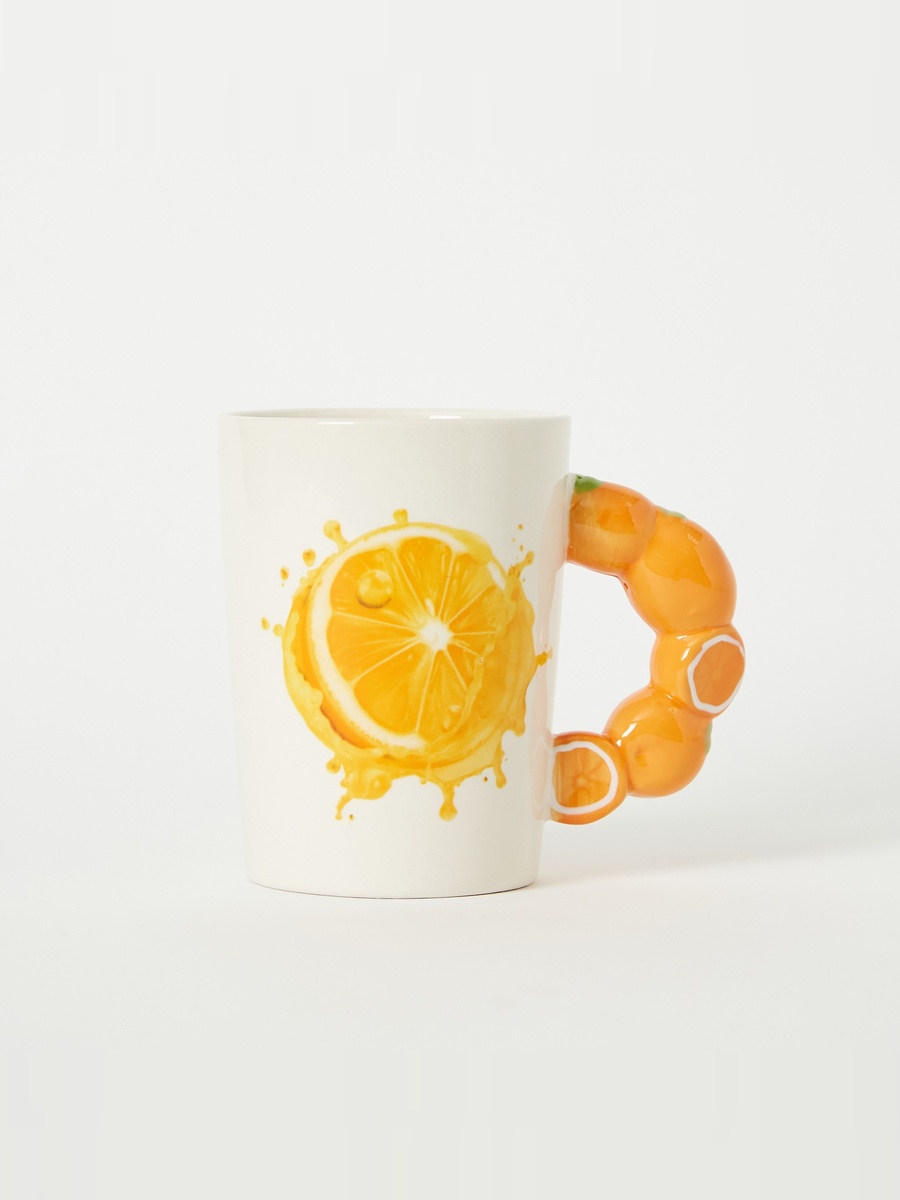Cypher Orange Power Ceramic Mug - 400 ml