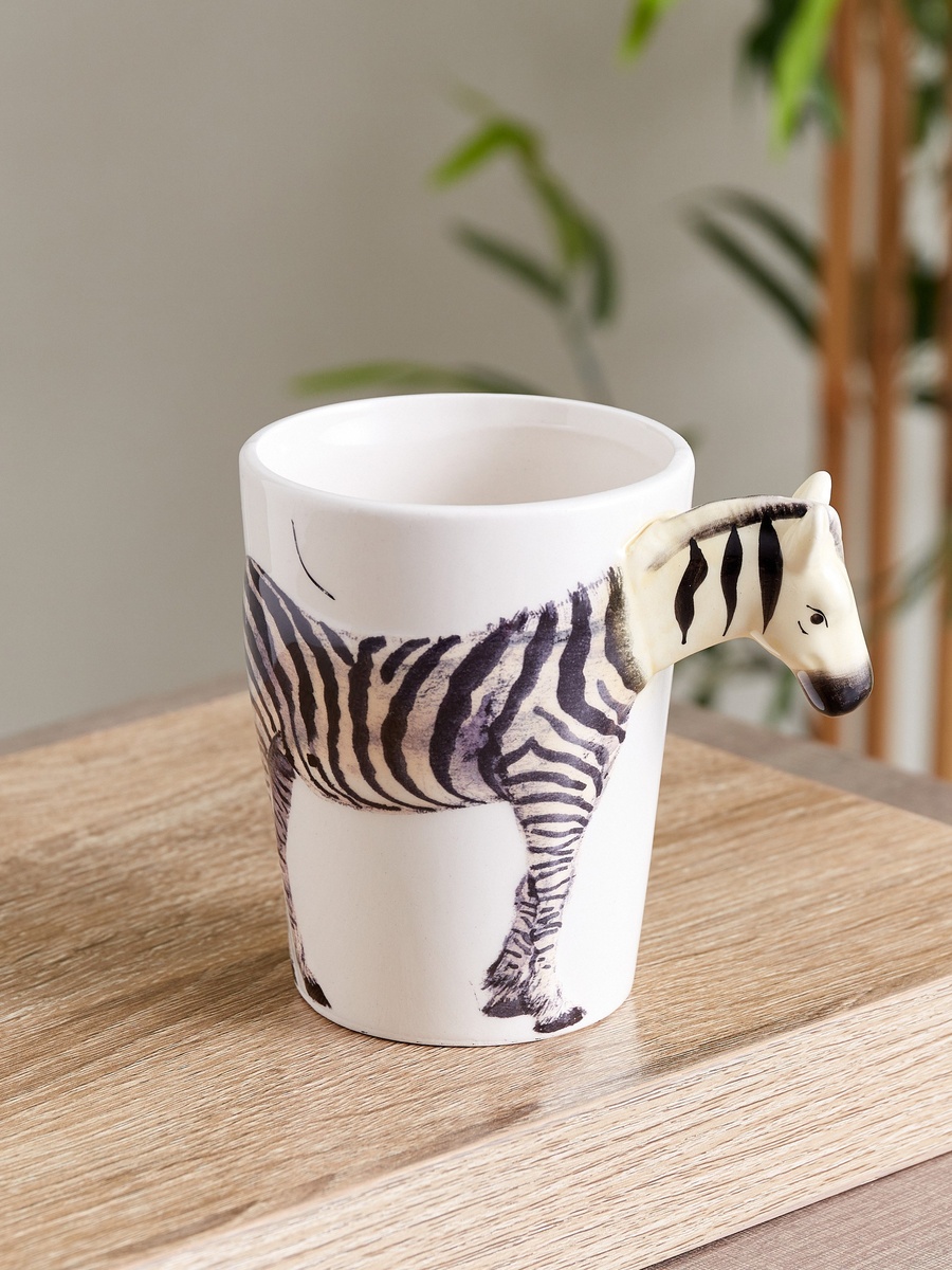 Cypher Zebra Ceramic Mug - 400 ml