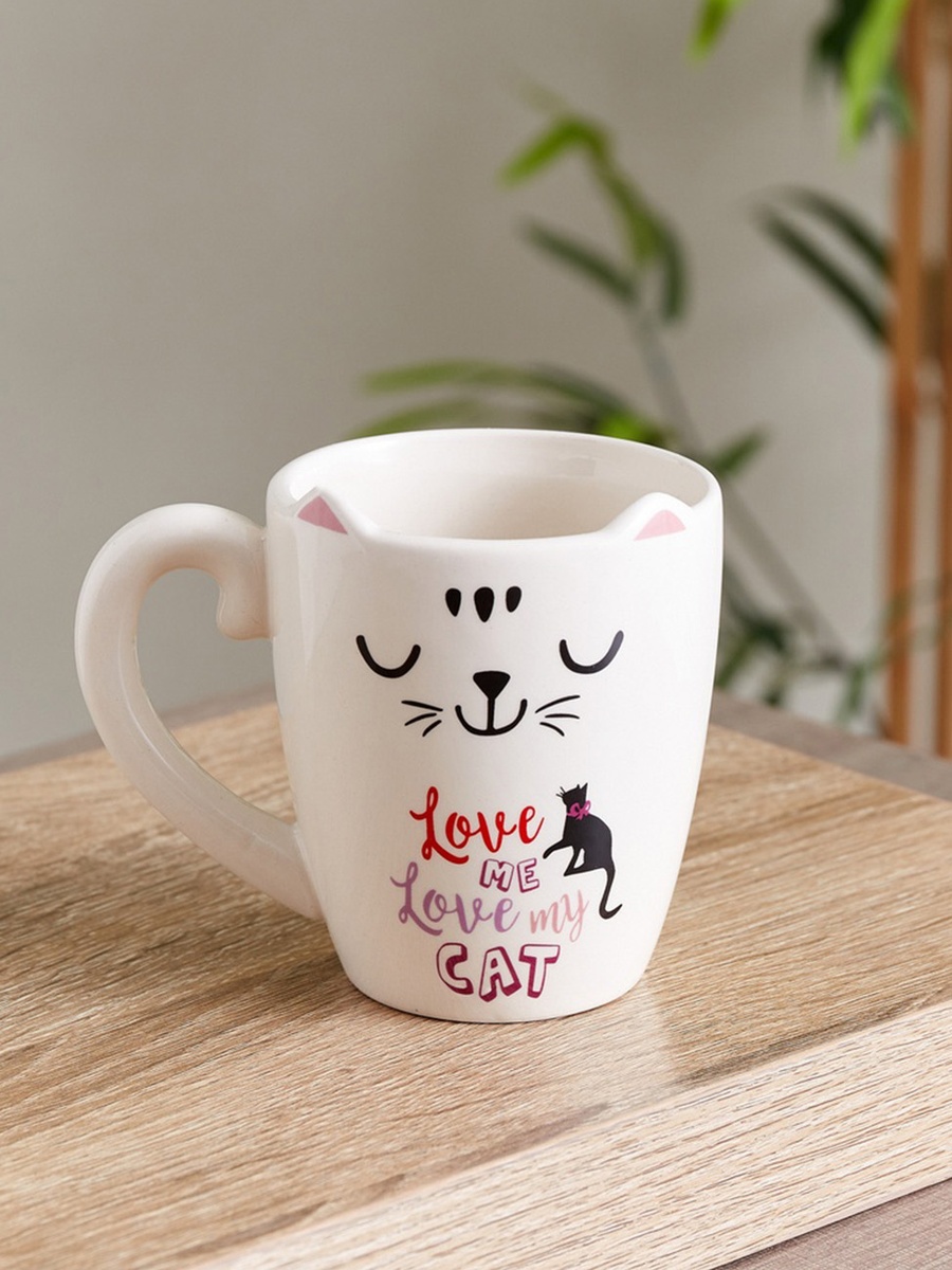 Cypher Cat Ceramic Mug - 400 ml