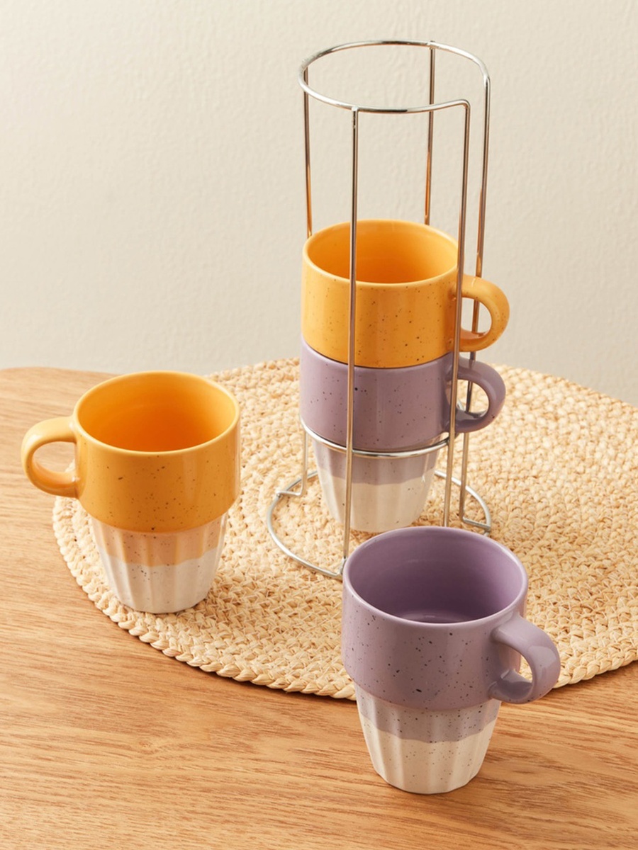 Galexia 5-Piece Stackable Mug Set