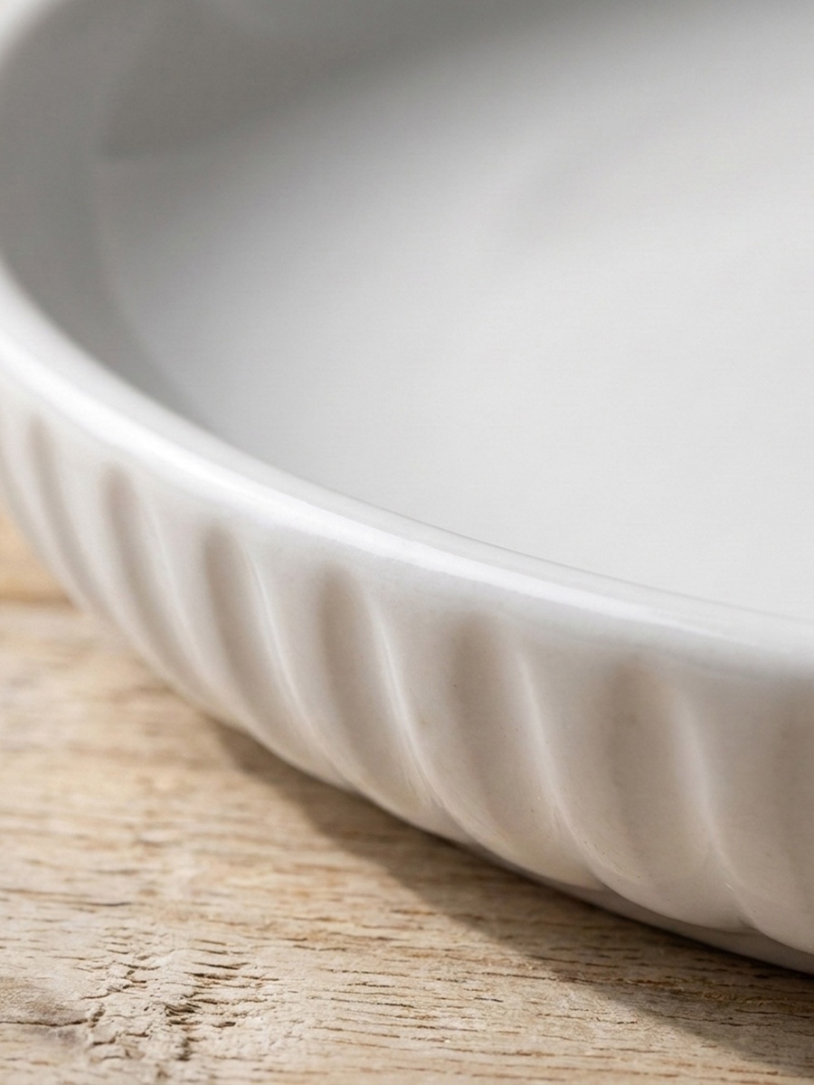 Luster 4-Piece Embossed Side Plate Set - 20 cm
