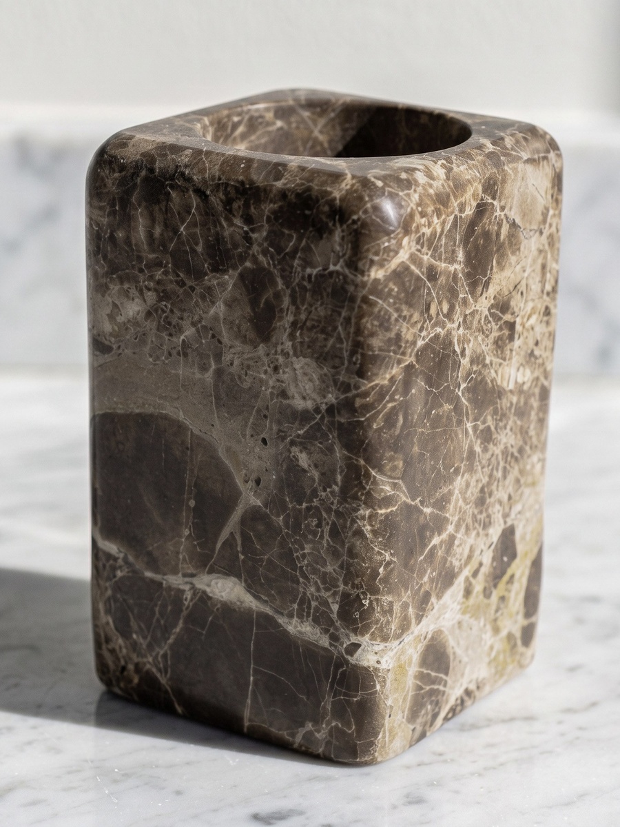 Imperial Marble Tumbler - 7.6x7.6x11.8 cm