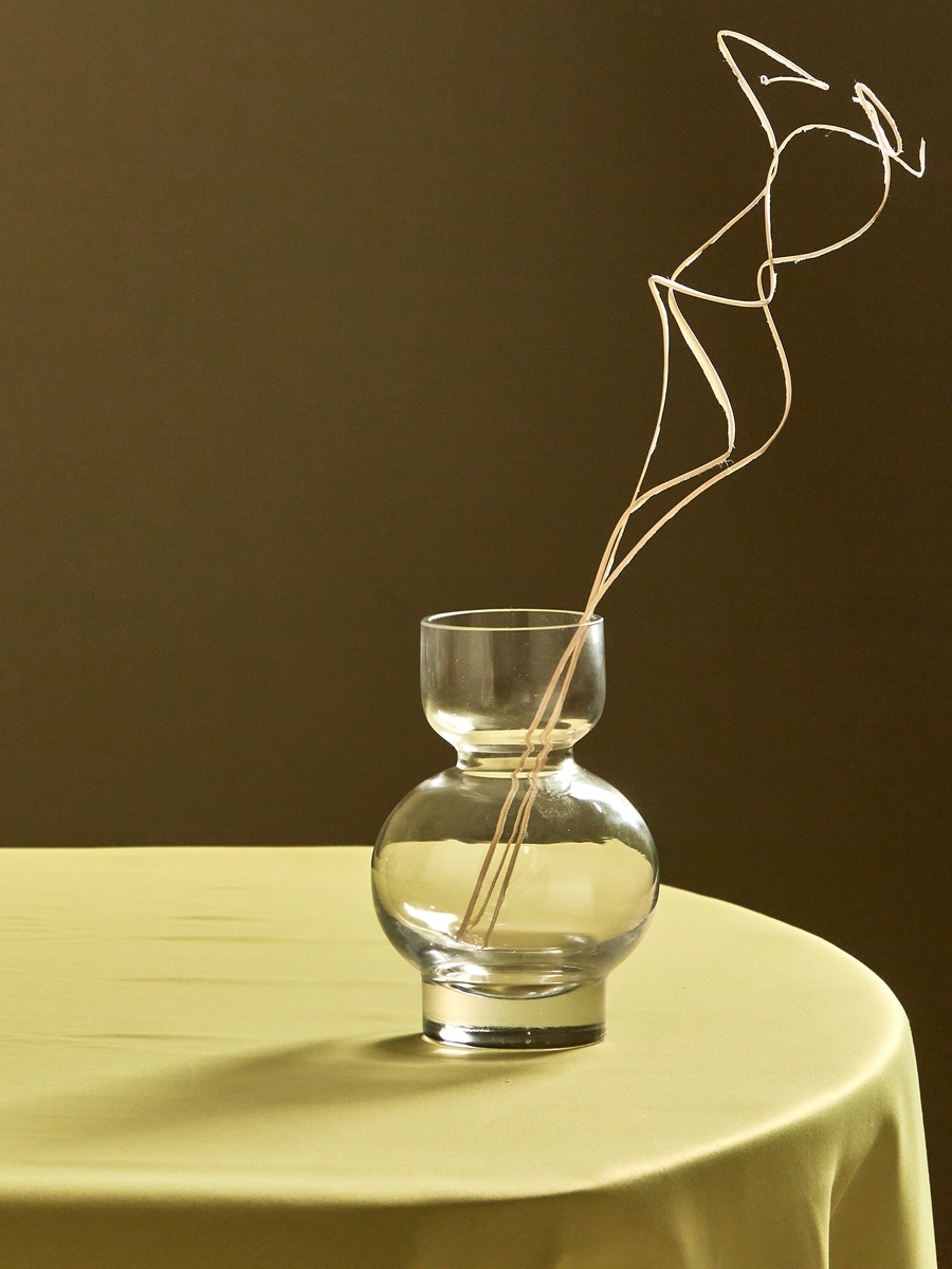 Atlanta Clear Glass Bud Vase - 10x16 cm