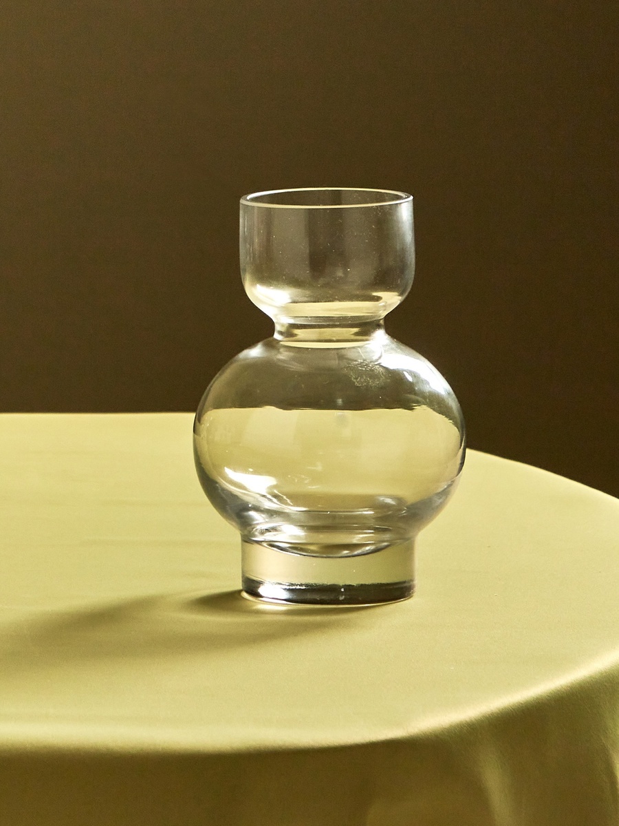 Atlanta Clear Glass Bud Vase - 10x16 cm