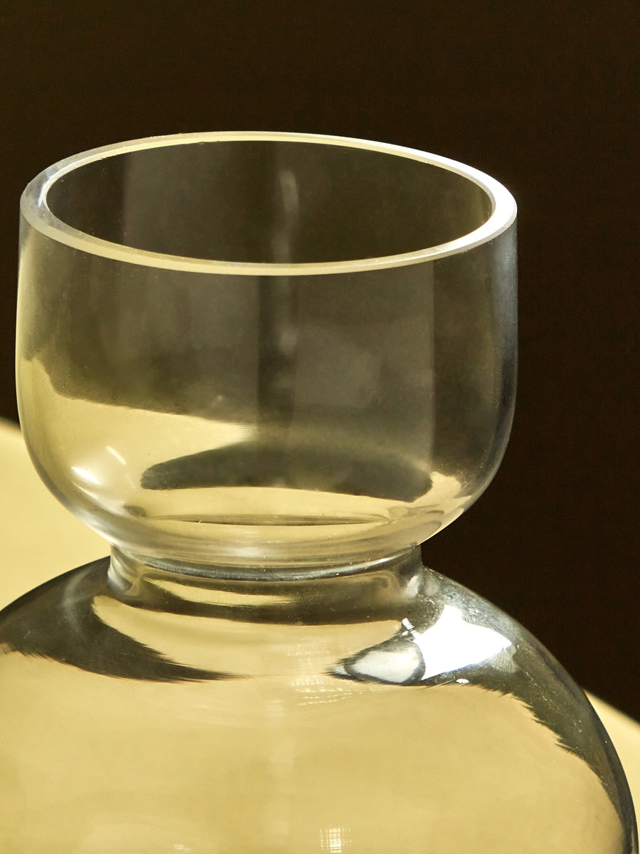 Atlanta Clear Glass Bud Vase - 10x16 cm