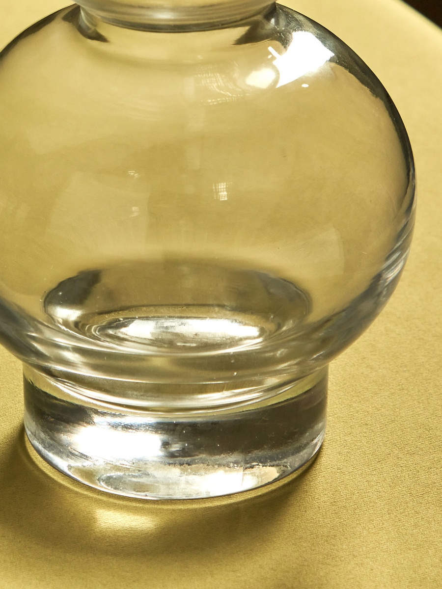 Atlanta Clear Glass Bud Vase - 10x16 cm