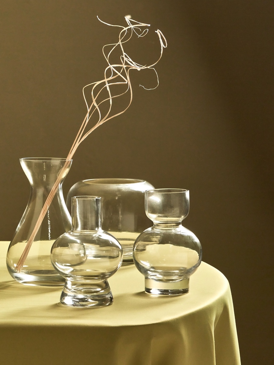 Atlanta Clear Glass Bud Vase - 10x16 cm