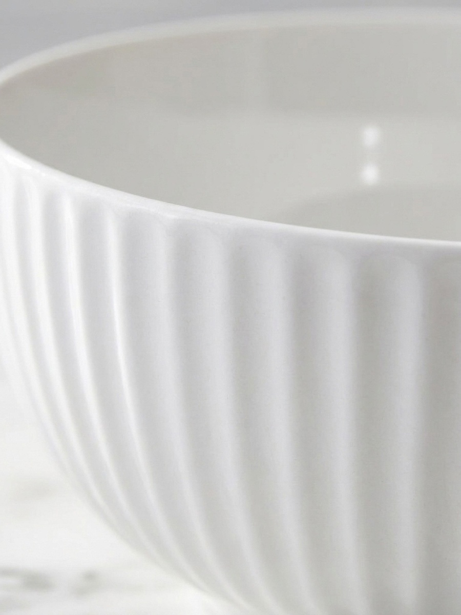 Luster 4-Piece Embossed Cereal Bowl Set - 15 cm