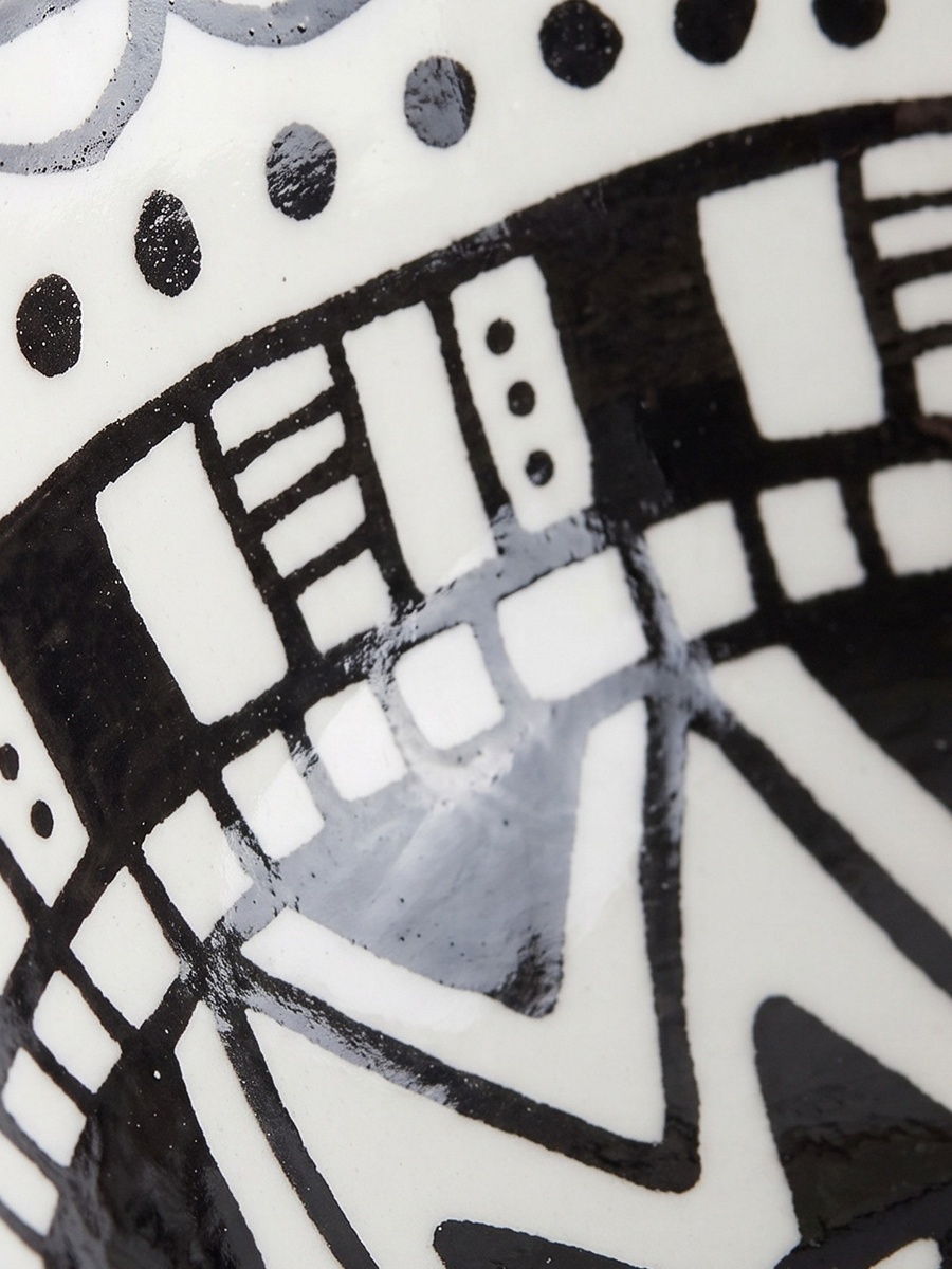 وعاء بطبعة ماندالا، 15.9 سم