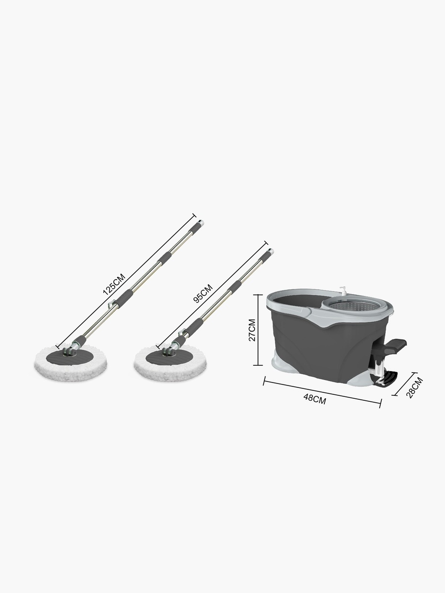 Elite Classic Pedal Spin Mop with 2 Mop Heads
