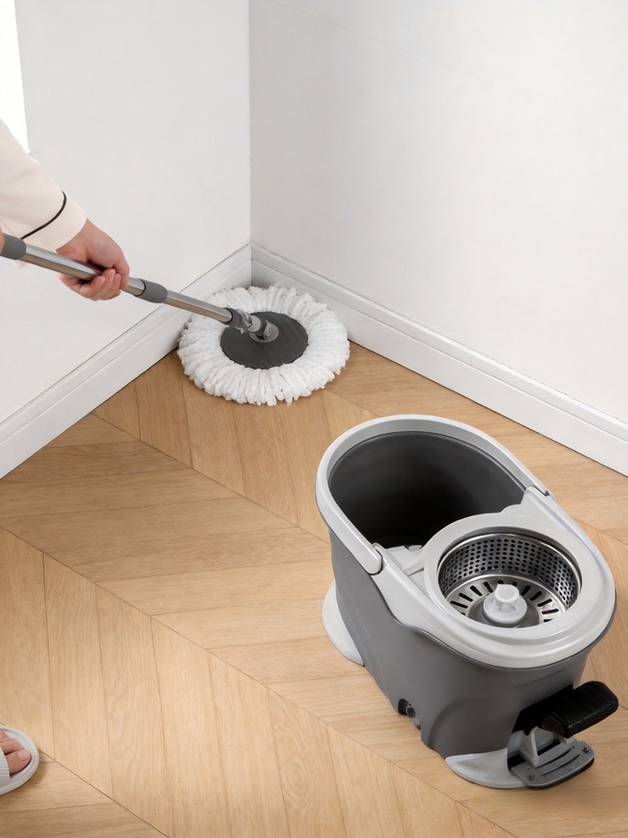 Elite Classic Pedal Spin Mop with 2 Mop Heads