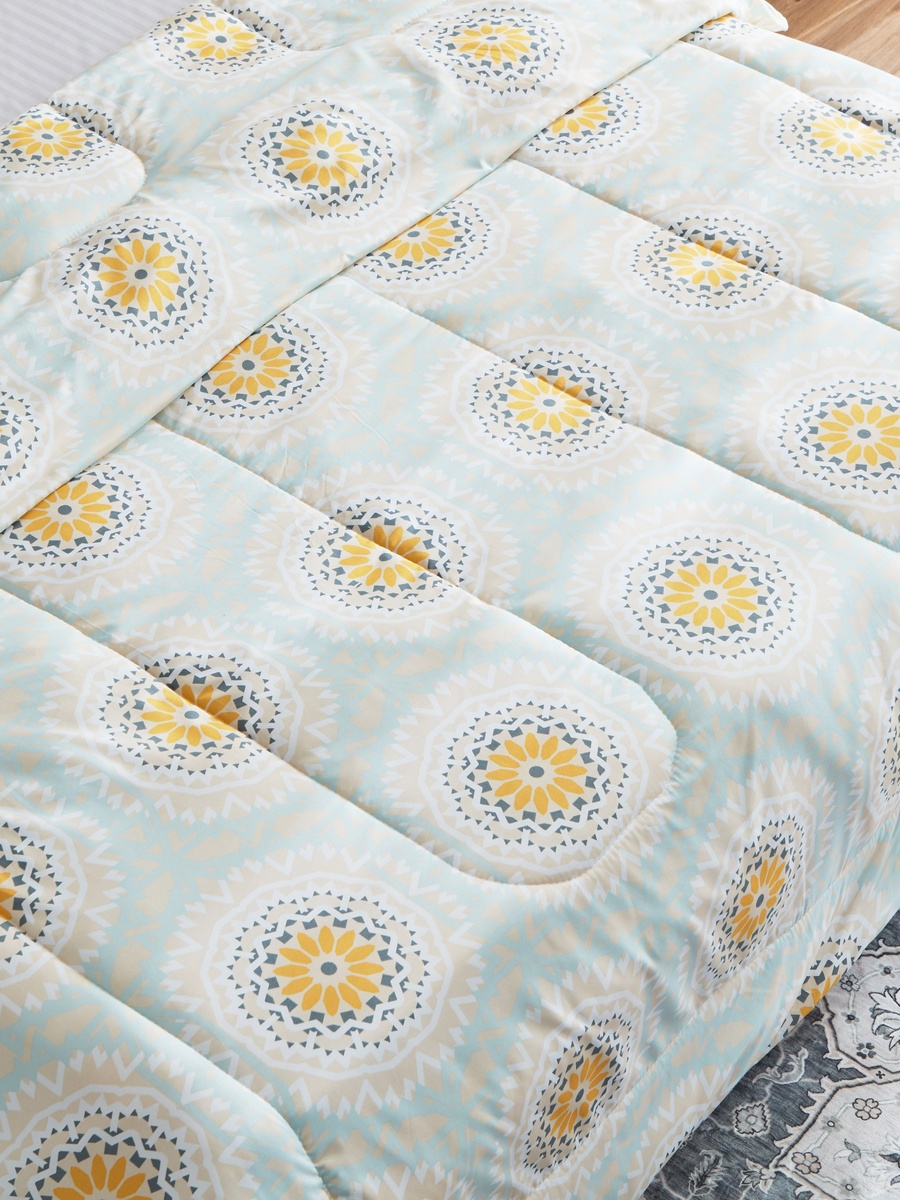 Atlanta Kiara 3-Piece King Printed Microfiber Comforter Set - 220x240 cm