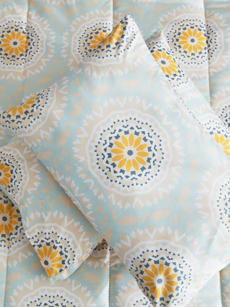 Atlanta Kiara 3-Piece King Printed Microfiber Comforter Set - 220x240 cm
