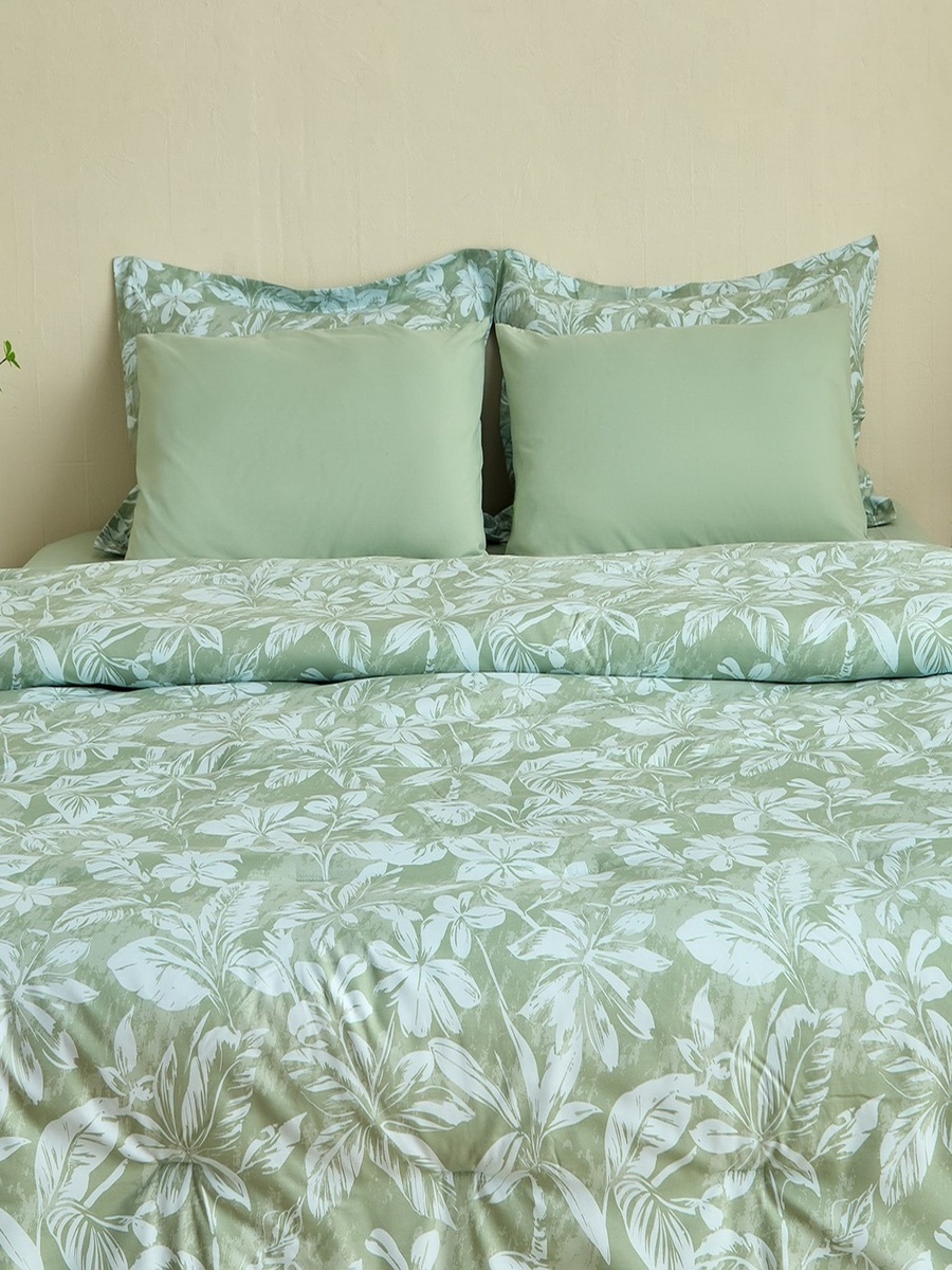 Hampton 6-Piece Microfibre Printed Twin Comforter Set - 160x220 cm