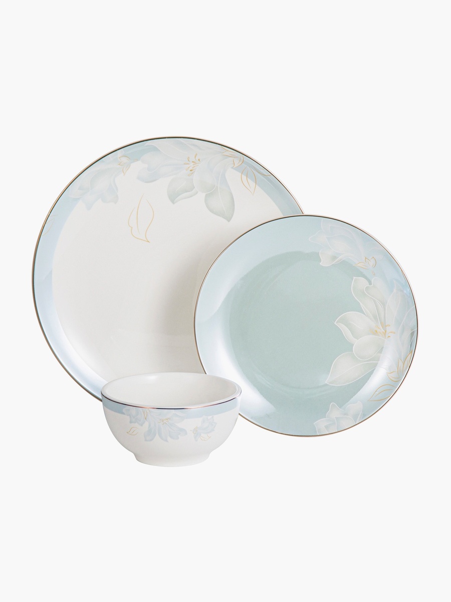 Premia Magnolia 18-Piece Dinner Set - Serves 6