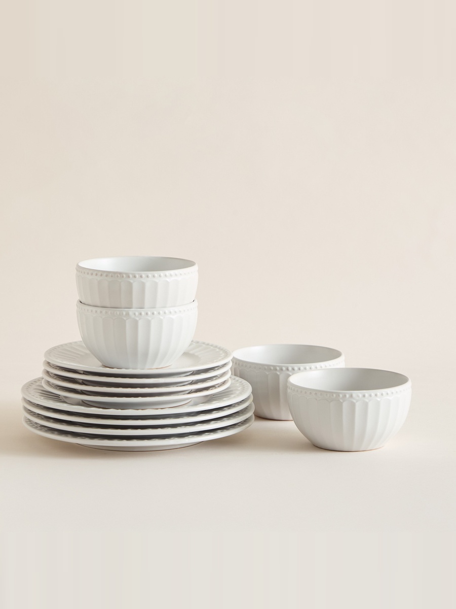 Elegenza Camellia 12-Piece Dinner Set - Serves 4