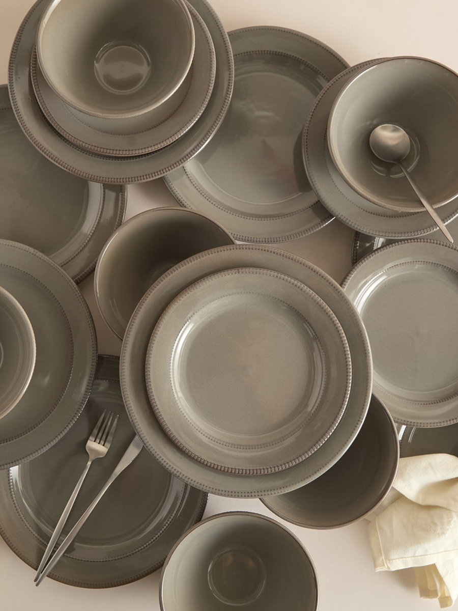 Elegenza Aster Reactive 18-Piece Dinner Set - Serves 6