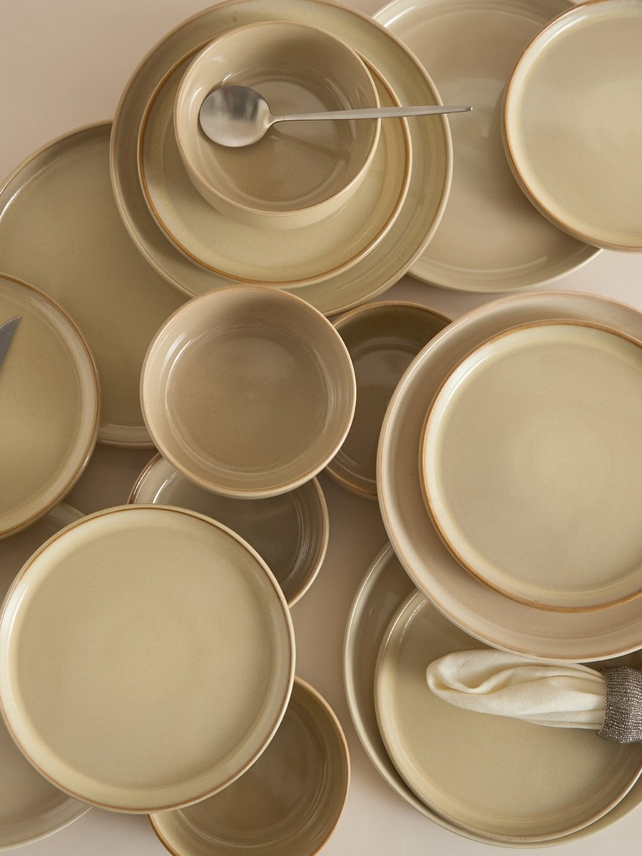 Elegenza Blubell Reactive 18-Piece Dinner Set - Serves 6