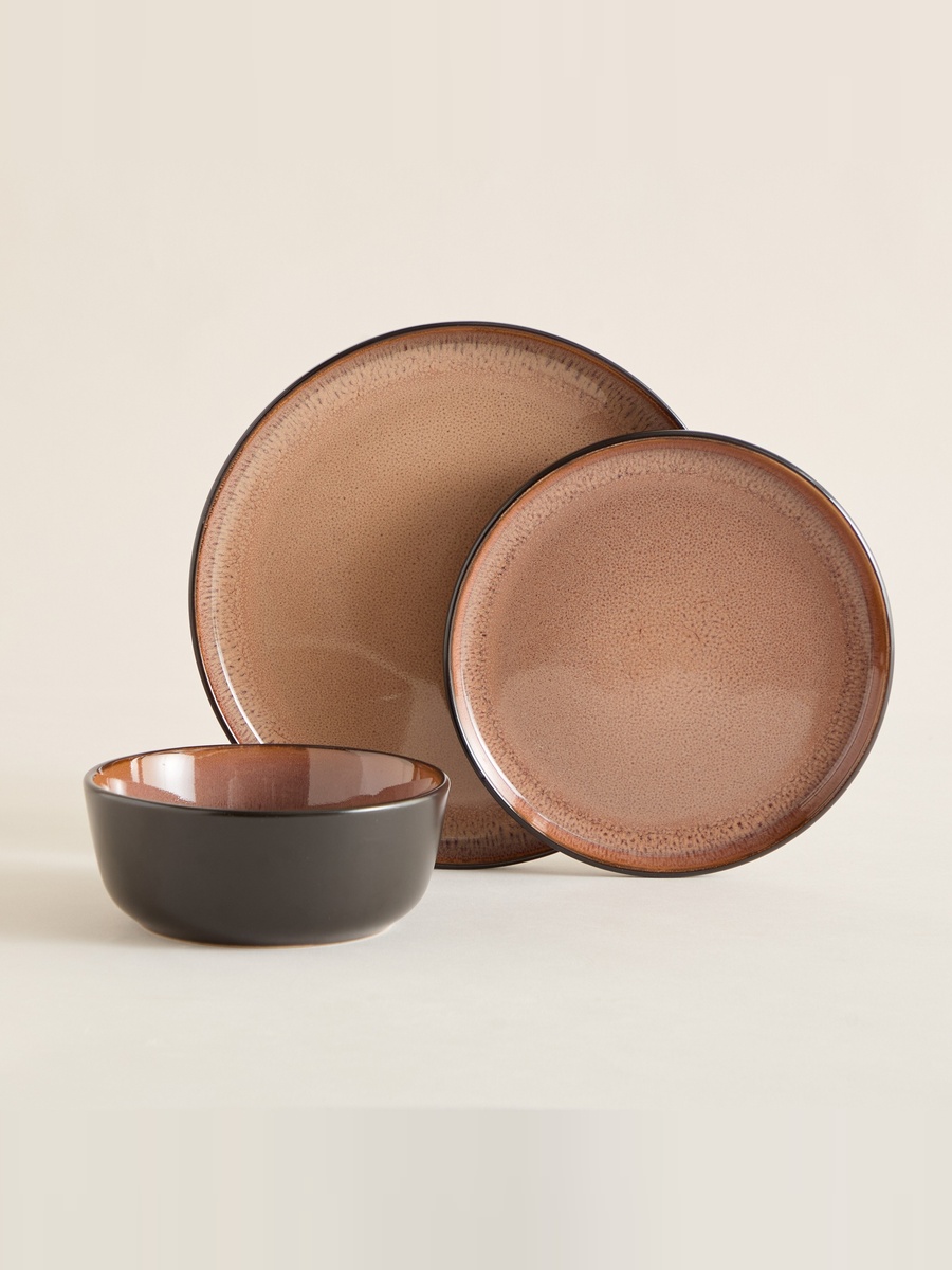 Elegenza Tansy Reactive 18-Piece Dinner Set - Serves 6