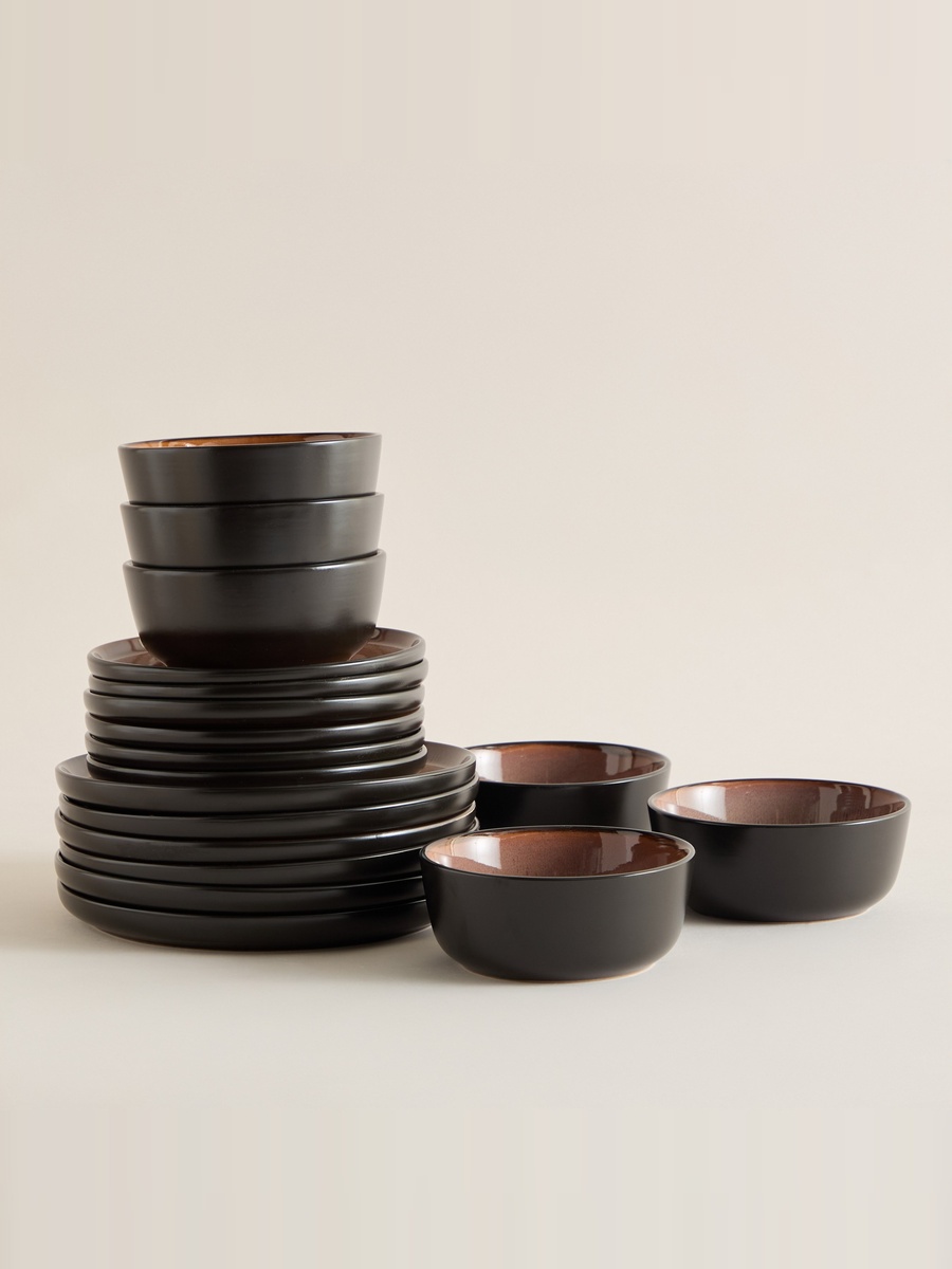 Elegenza Tansy Reactive 18-Piece Dinner Set - Serves 6