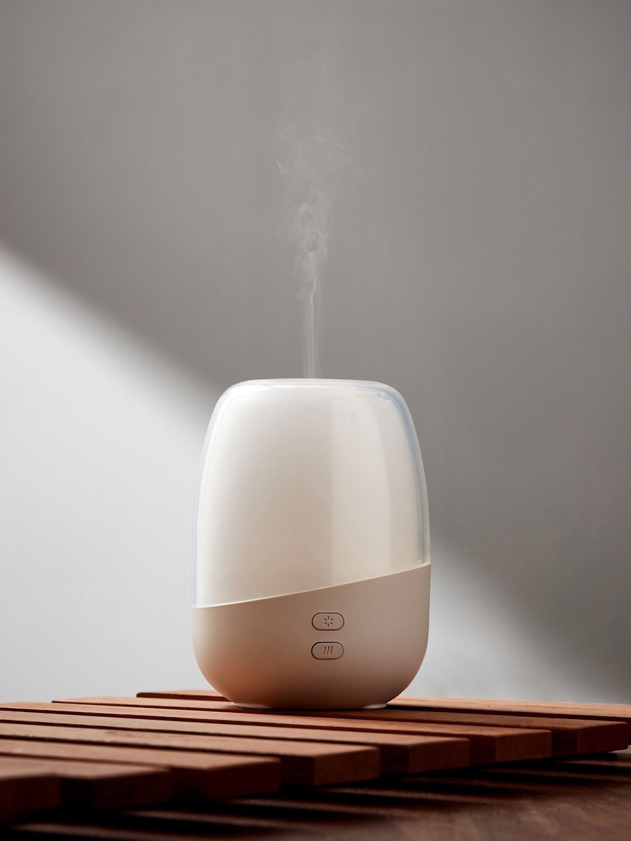 Breezy Cloud Humidifier with Yellow Light - 120 ml