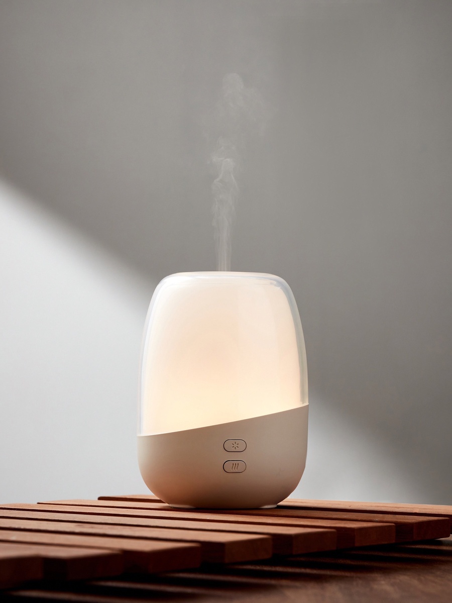 Breezy Cloud Humidifier with Yellow Light - 120 ml