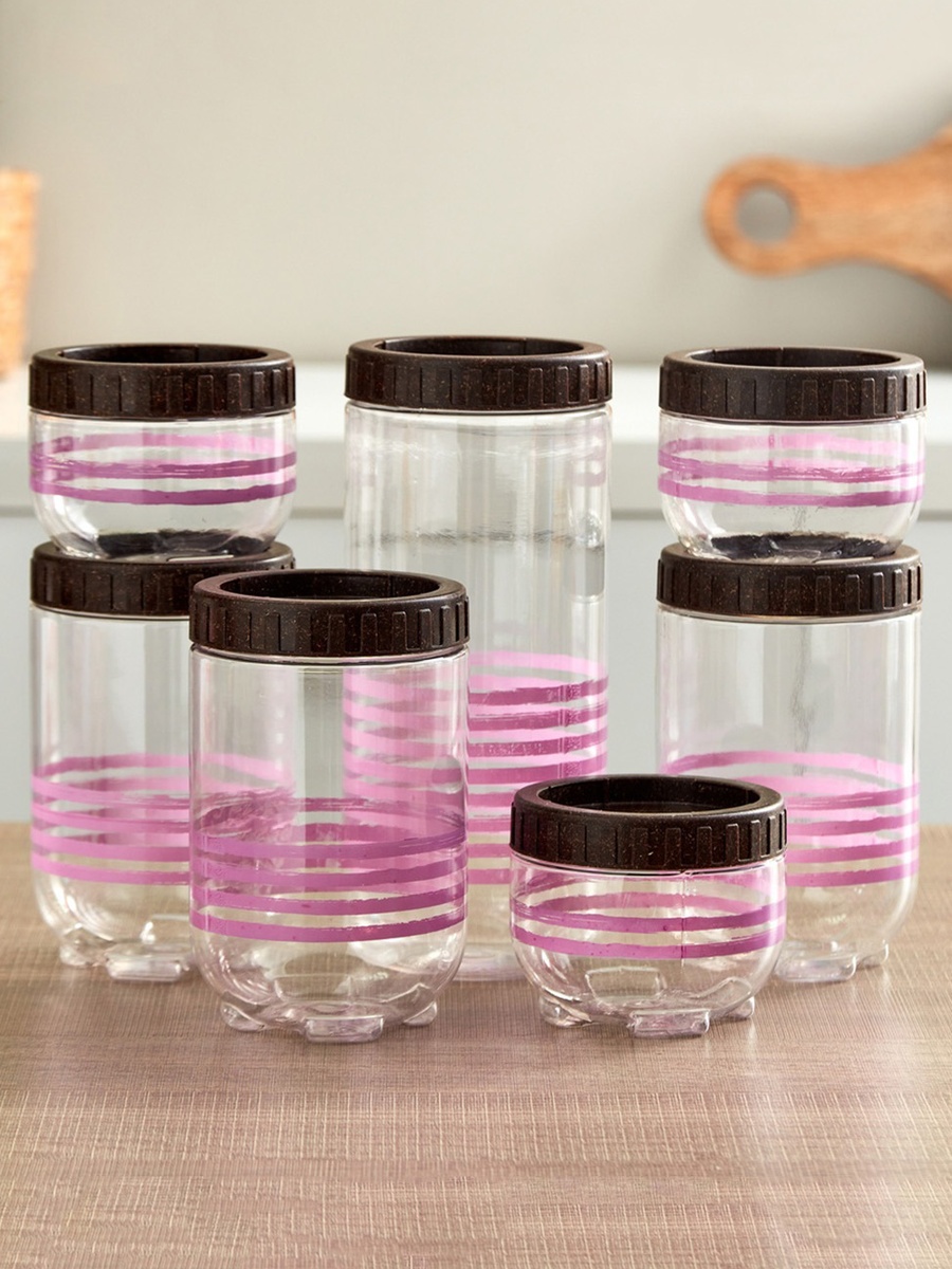 Bios 7-Piece Stack and Store Jar Set