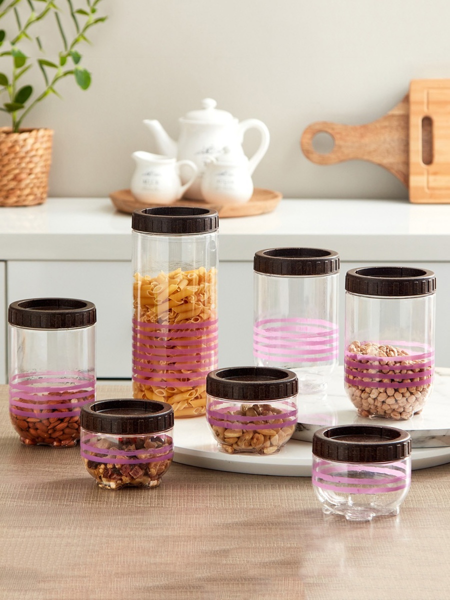 Bios 7-Piece Stack and Store Jar Set