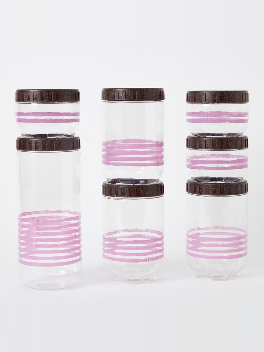 Bios 7-Piece Stack and Store Jar Set