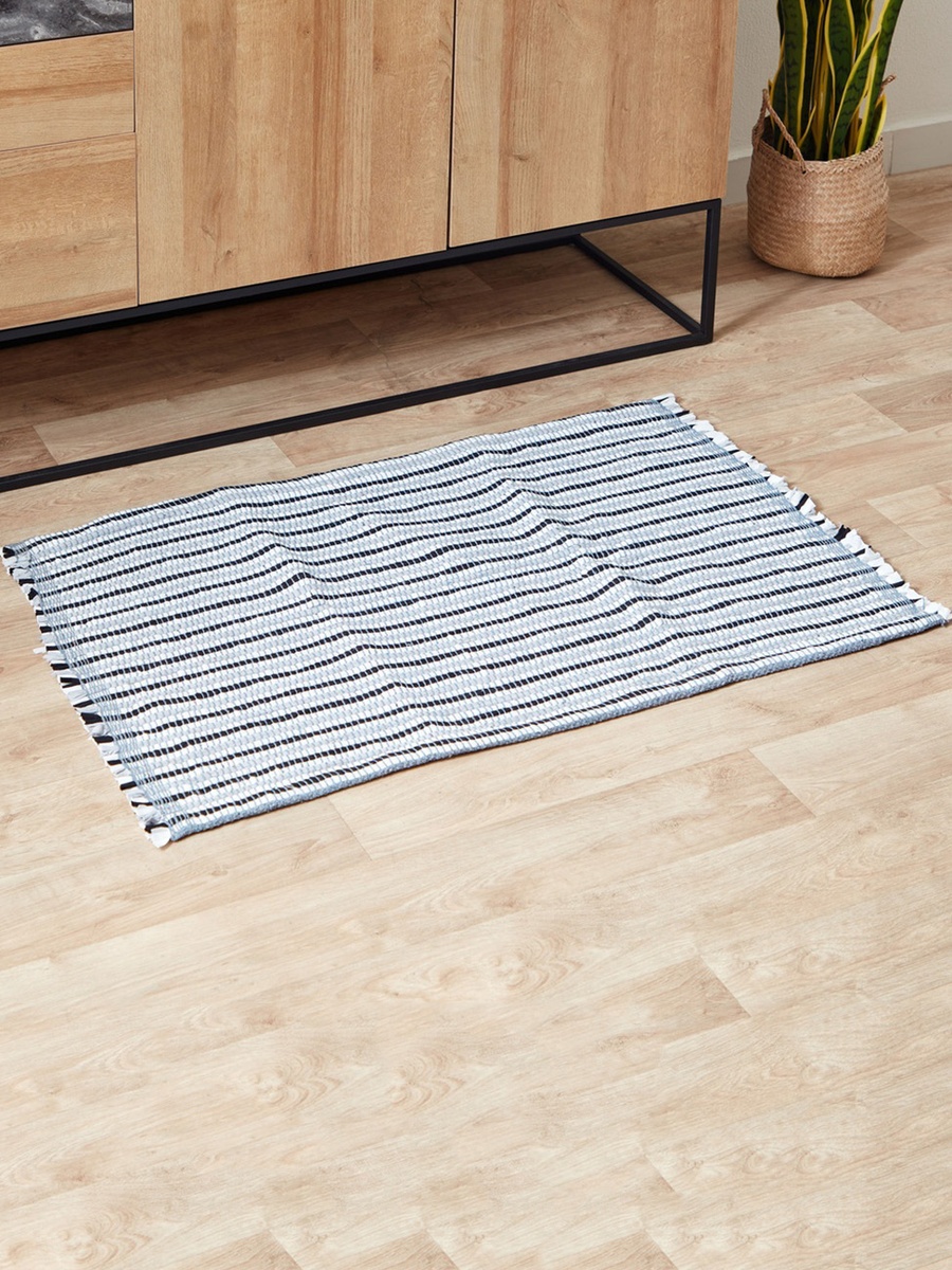 Axis Striped Chindi Assorted Dhurrie - 60x100 cm