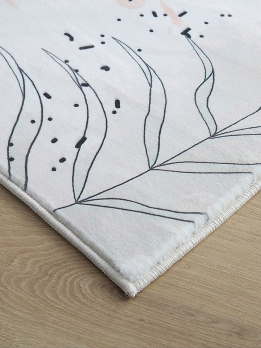 Milan Printed Plush Fur Rug - 120x170 cm