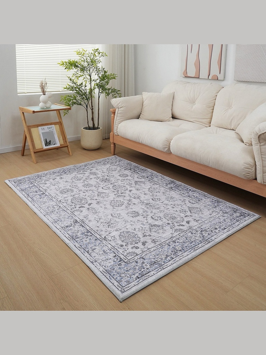 Milan Classi Printed Plush Fur Rug - 120x170 cm