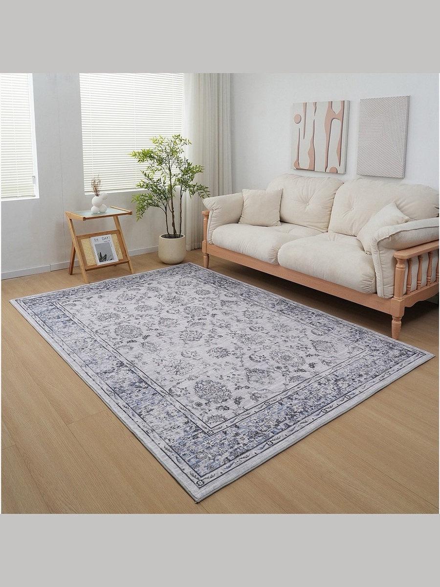 Milan Classi Printed Plush Fur Rug - 160x230 cm