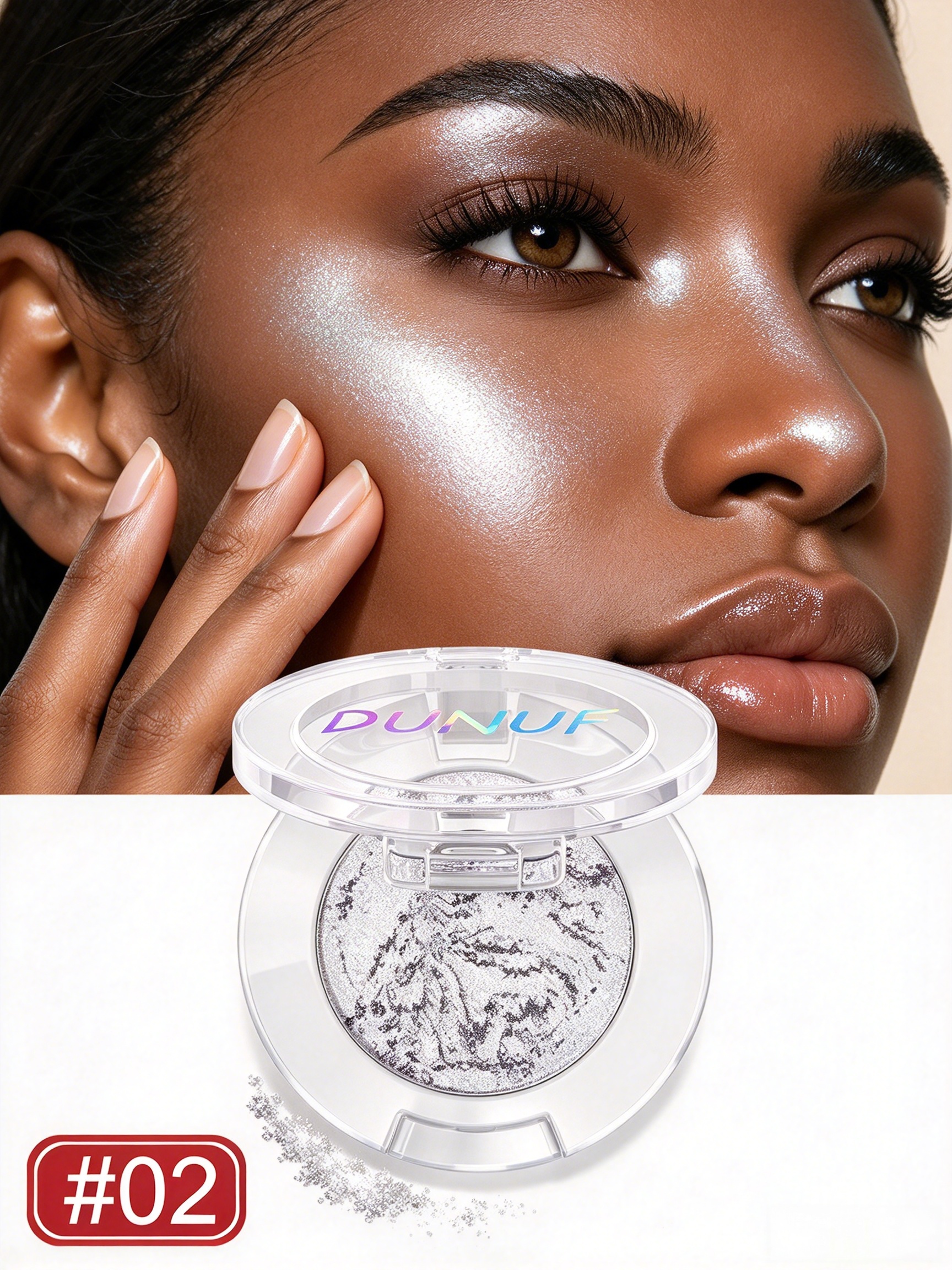 Silver Shimmer Face Highlighter
