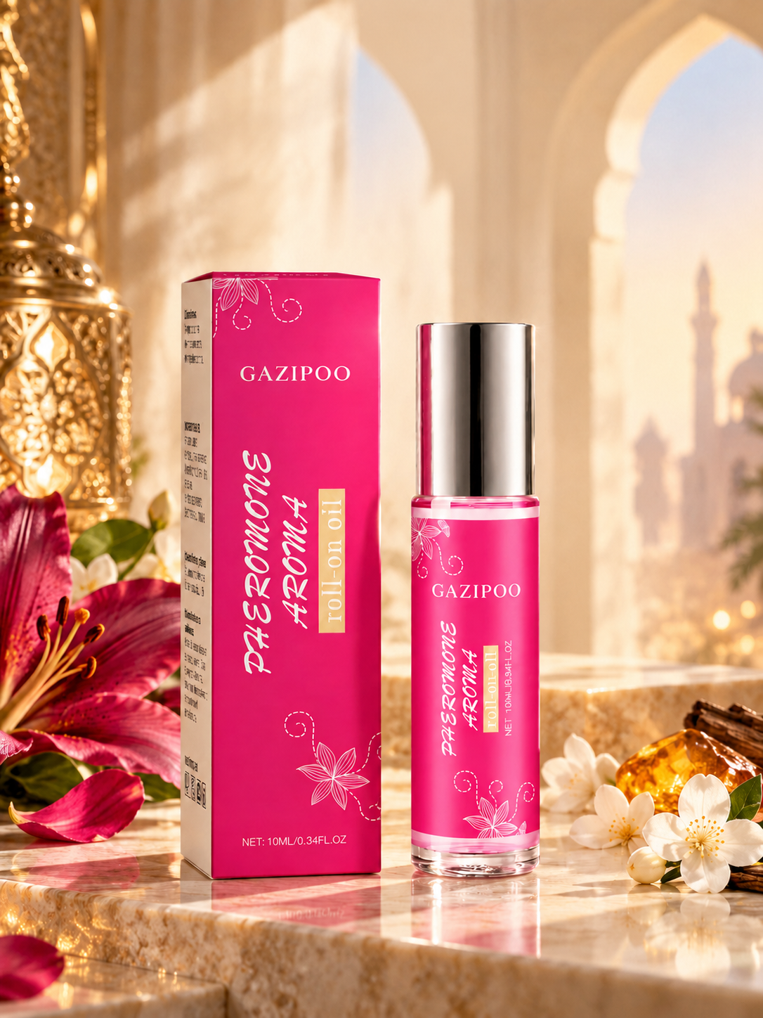 زيت عطري فرمون وردي برأس دوار