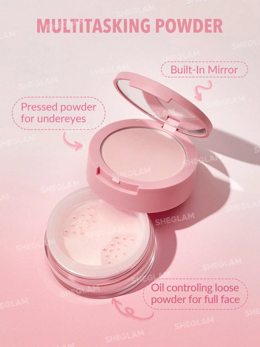 Insta Ready Face and Under Eye Setting Powder Duo