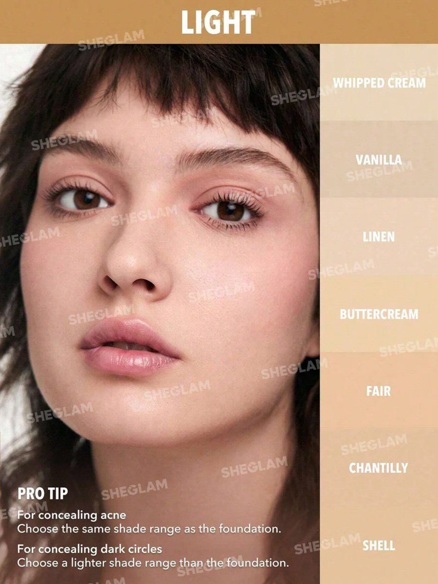 Like Magic 12Hr Full Coverage Concealer, Shell