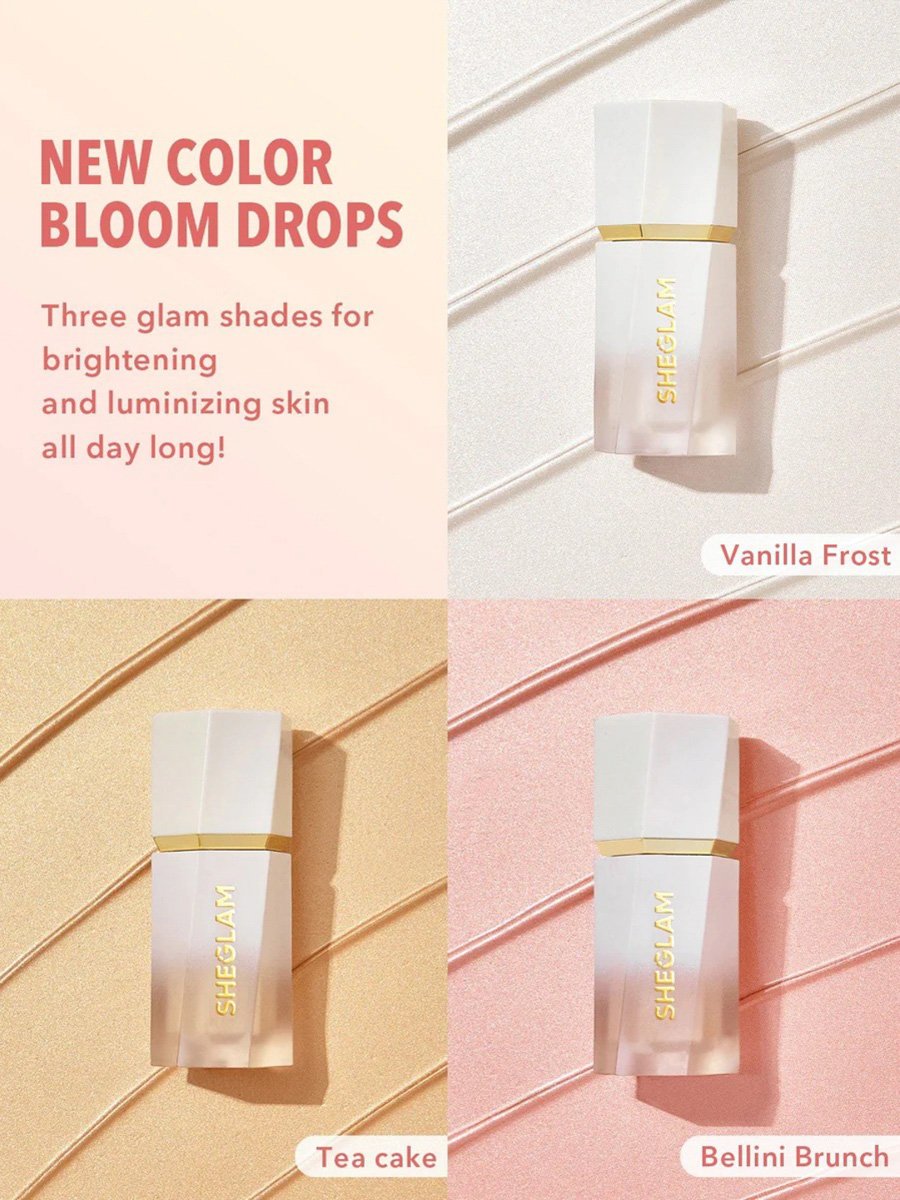 Glow Bloom Liquid Highlighter, Tea Cake