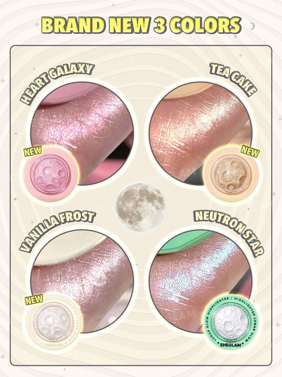 Lunar Glow Highlighter, Tea Cake
