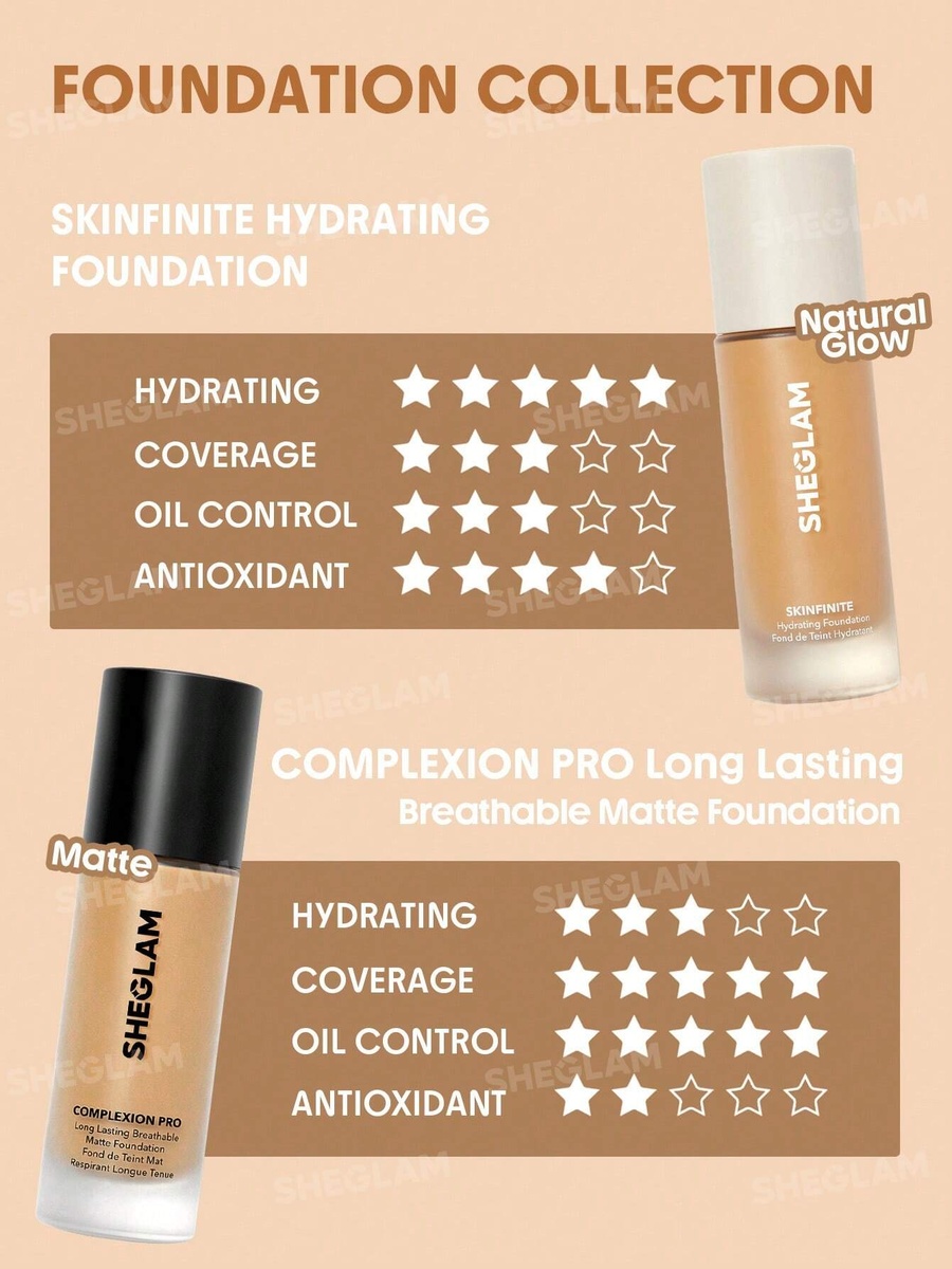 Complexion Pro Long Lasting Breathable Matte Foundation, Porcelain