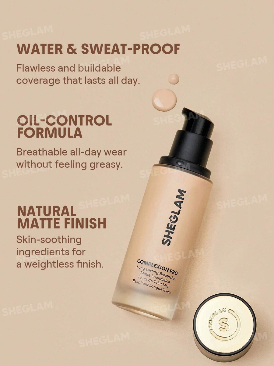 Complexion Pro Long Lasting Breathable Matte Foundation, Porcelain